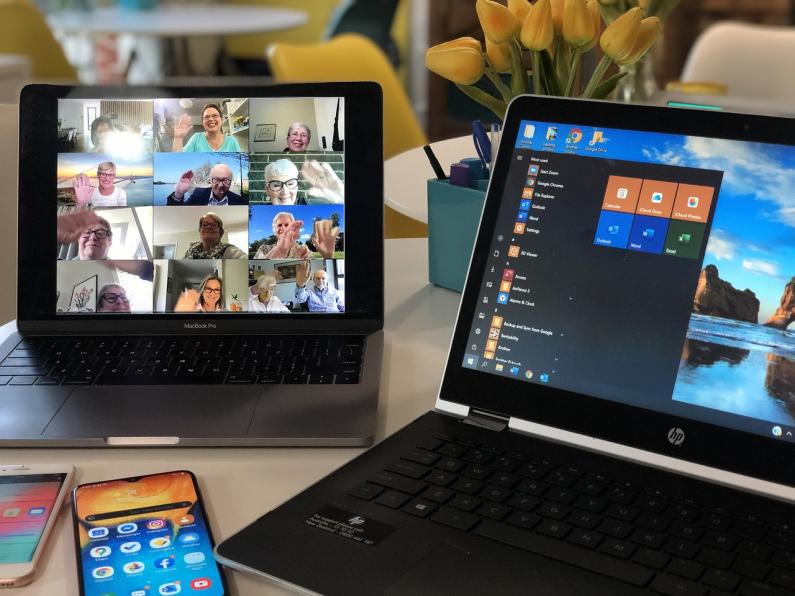 reuniao online com interprete